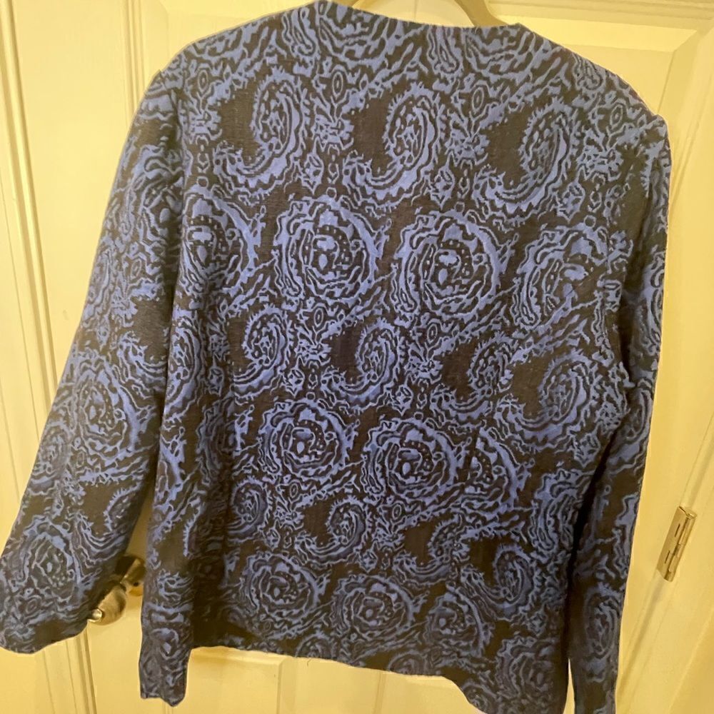 The TOG Shop blue black button jacket size 18 new - Picture 2 of 6